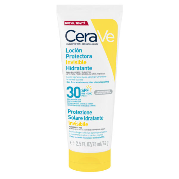 CERAVE Loción Protectora Invisible Hidratante SPF30 75ml
