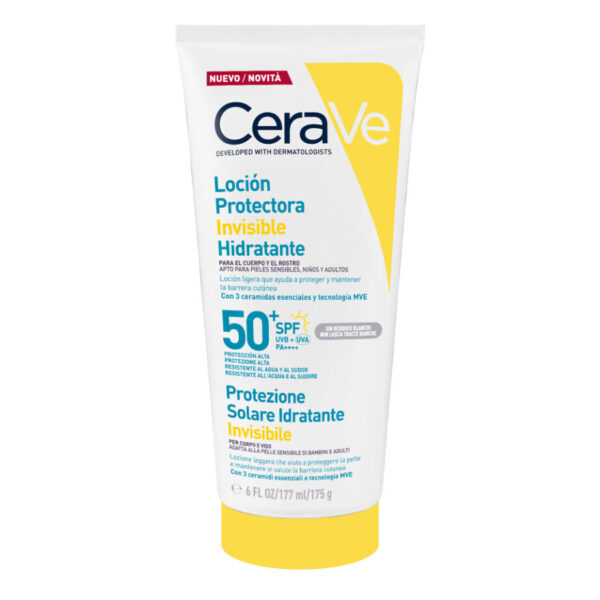 CERAVE Loción Protectora Invisible Hidratante SPF50+ 177ml