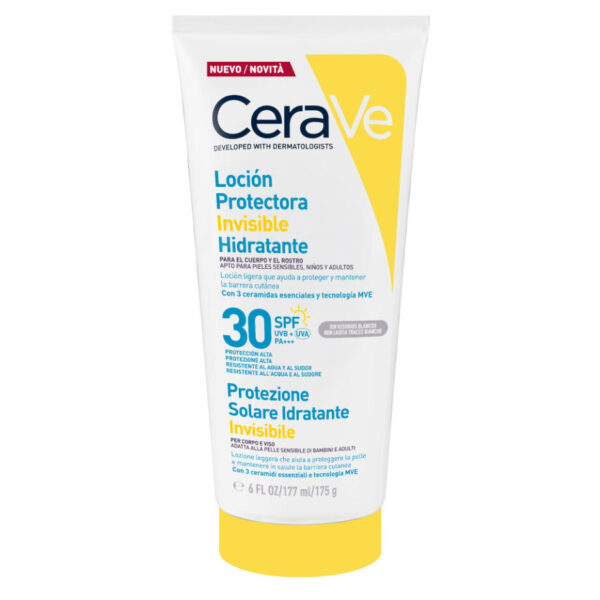 CERAVE Loción Protectora Invisible Hidratante SPF30 177ml