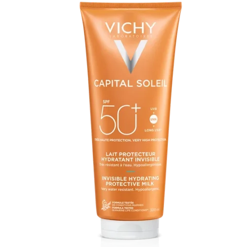 CAPITAL SOLEIL - INVISIBLE HYDRATING MILK SPF 50 PLUS Main Packshot CAPITAL SOLEIL LECHE FAMILIAR