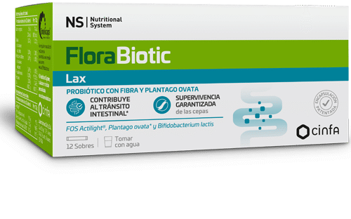 NS FloraBiotic Lax Favorece y mantiene el ritmo regular intestinal.