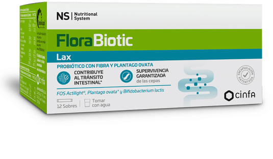 NS FloraBiotic Lax Favorece y mantiene el ritmo regular intestinal.