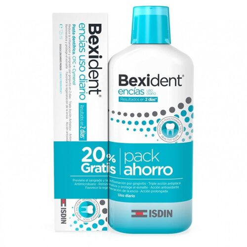 Pack Bexident Encias Uso Diario Colutorio 500+Pasta125