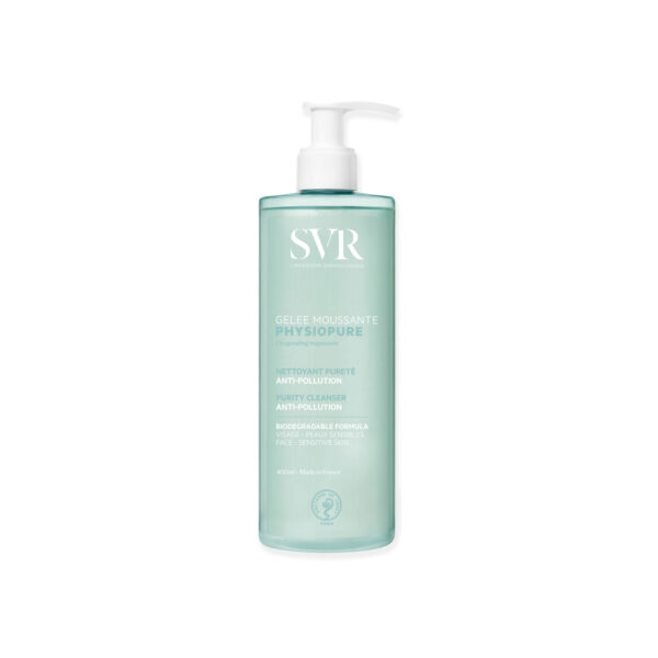 SVR PHYSIOPURE | Gel moussant. Limpiadores y desmaquillantes que oxigenan la piel. 400 ml