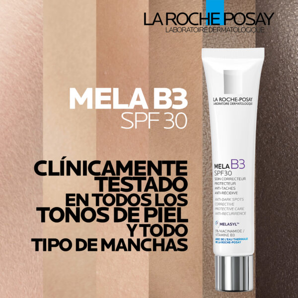 169419-2 LA ROCHE POSAY MELA B3 CREMA ANTIMANCHAS SPF30 CON NIACINAMIDA 40 ml