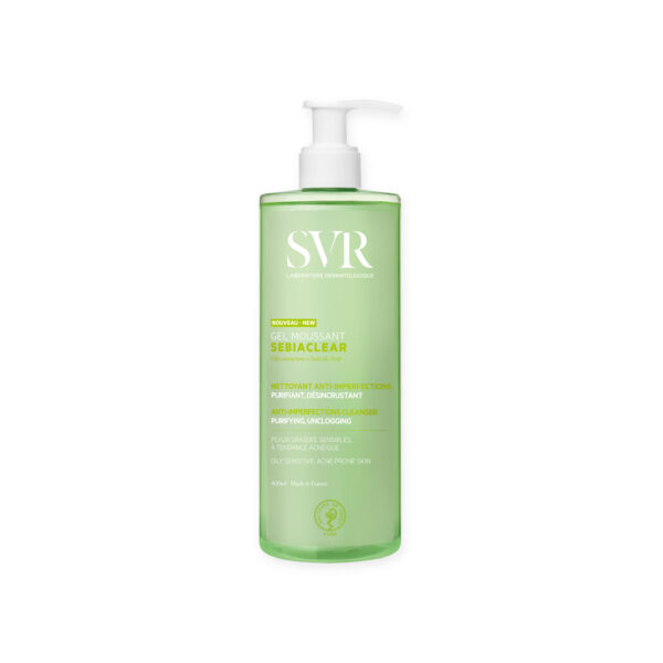 SVR SEBIACLEAR | Piel propensa al acné. Gel moussant 400ml.