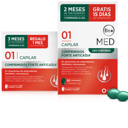 185190 Be+ MED Capilar Anticaída Comprimidos Uso Continuo. 90 comp.