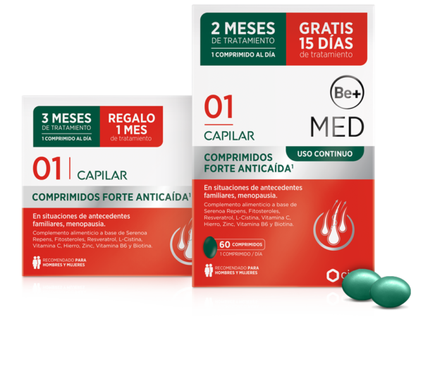 Be+ MED Capilar Anticaída Comprimidos Uso Continuo. 90 comp.