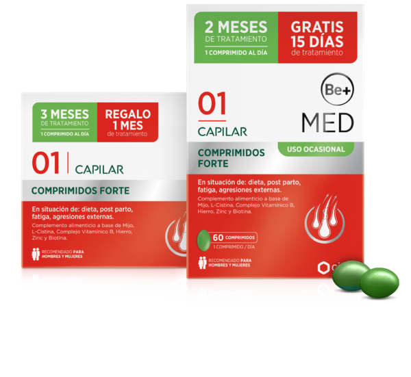 Be+ MED Capilar Anticaída Comprimidos Uso Ocasional. 90 comp.
