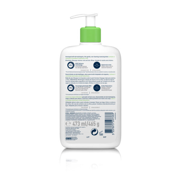 CERAVE Limpiadora Hidratante 473ml