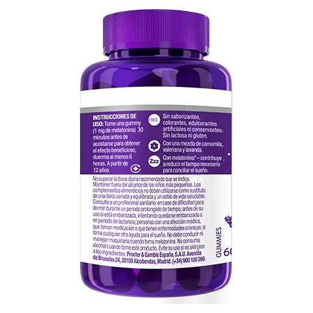 195331-2 ZzzQuil Sueño Gummies de Melatonina 60u.
