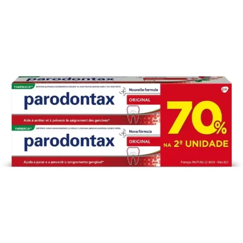 195468 parodontax Duplo Original. 2X75Ml sabor menta y jengibre