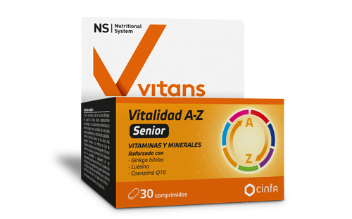 NS Vitans Vitalidad A-Z Senior. 30 comp