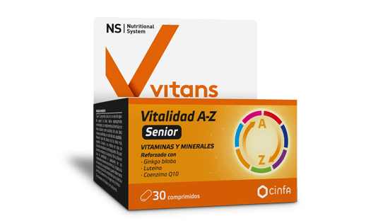 NS Vitans Vitalidad A-Z Senior. 30 comp