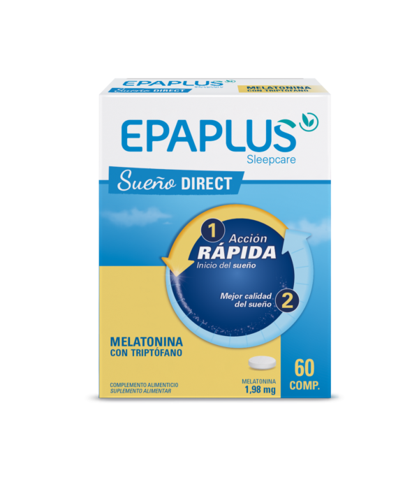 199840 EPAPLUS Sleepcare Melatonina Direct. 60 comp