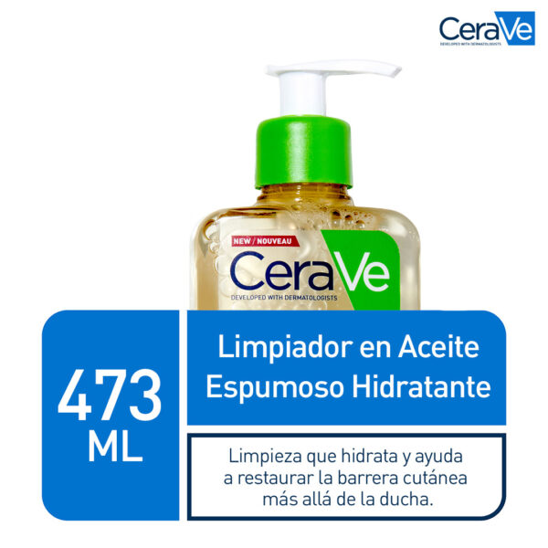 CERAVE Limpiador en Aceite Espumoso Hidratante SALimpiador Anti-rugosidade