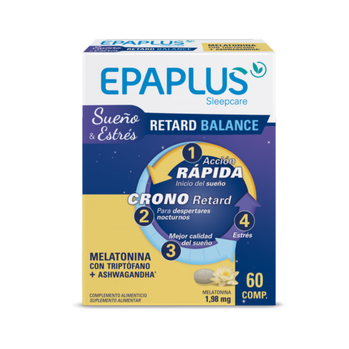 EPAPLUS Sleepcare Melatonina Retard Balance. 60 comp