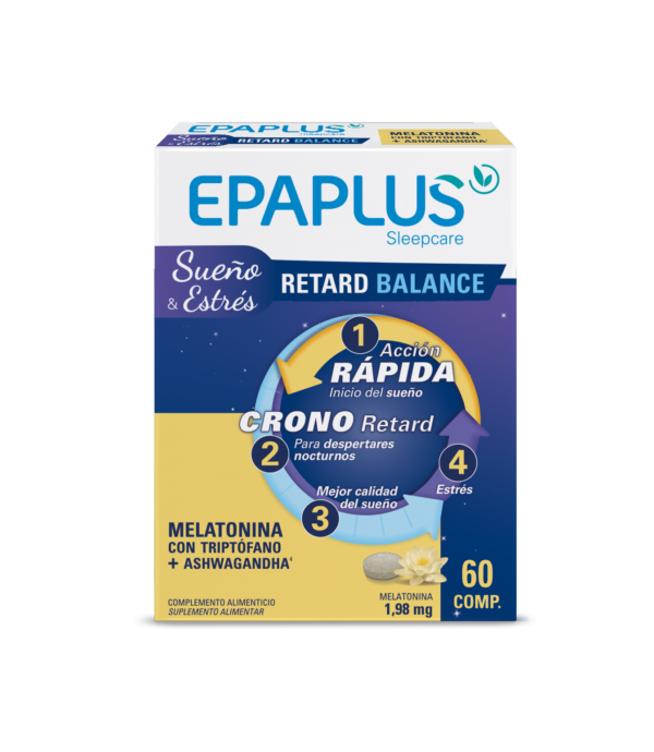 EPAPLUS Sleepcare Melatonina Retard Balance. 60 comp