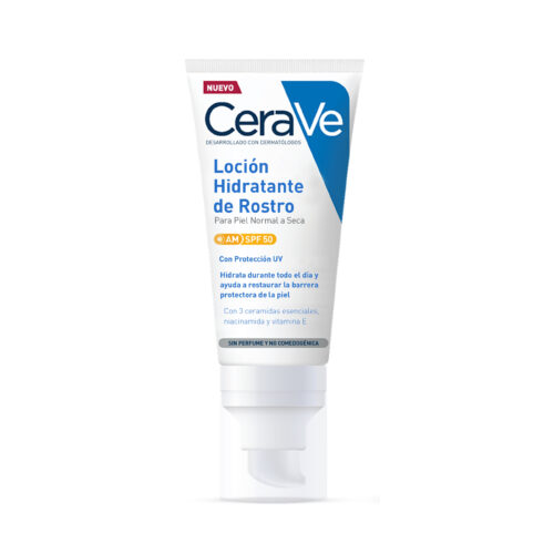 CERAVE Loción Hidratante de Rostro SPF 50
