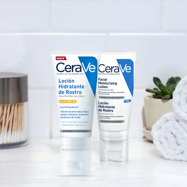 CERAVE Loción Hidratante de Rostro SPF 50