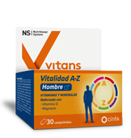 NS Vitans Vitalidad A-Z Hombre. 30 comp