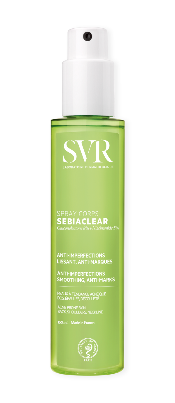 SVR SEBIACLEAR | Piel propensa al acné. Spray corps. 150 ml.