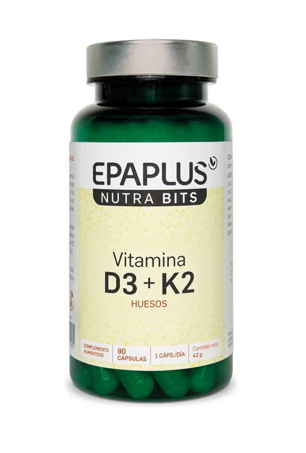 EPAPLUS Nutrabits Vitamina D3 + K2. 90 caps.