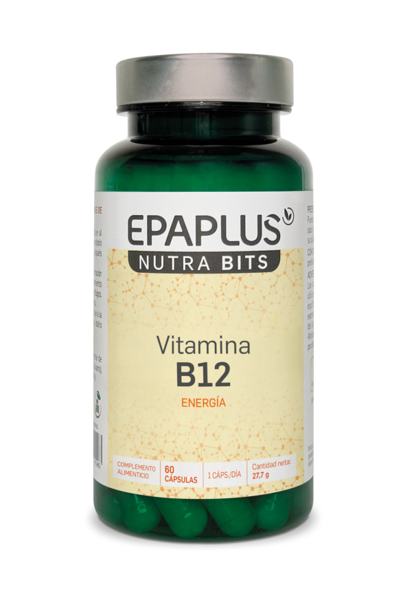 Epaplus Nutra Bits Vitamina B12 60 Cápsulas