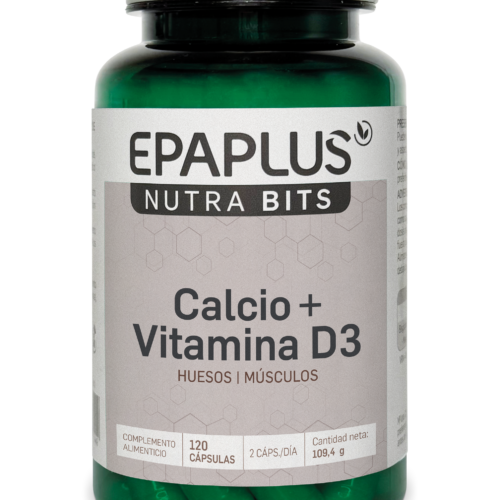 EPAPLUS NUTRA BITS CALCIO + VITAMINA D3. 120 CAPSULAS
