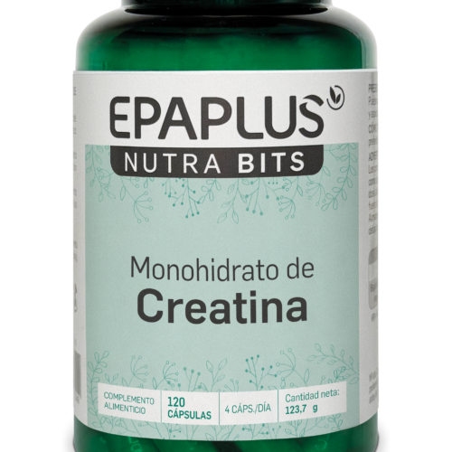 Epaplus Nutrabits Monohidrato de Creatina 120 Cápsulas