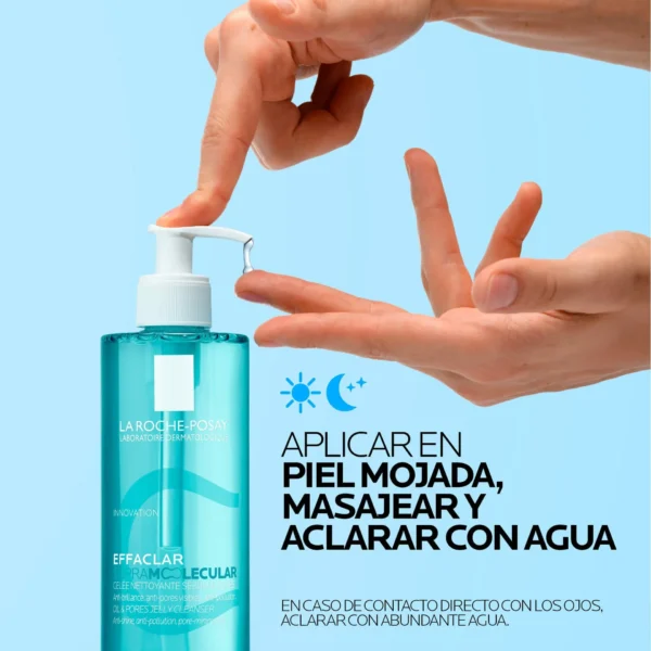 169176-4 LA ROCHE-POSAY EFFACLAR SUPRAMOLECULAR GEL LIMPIADOR 400 ml