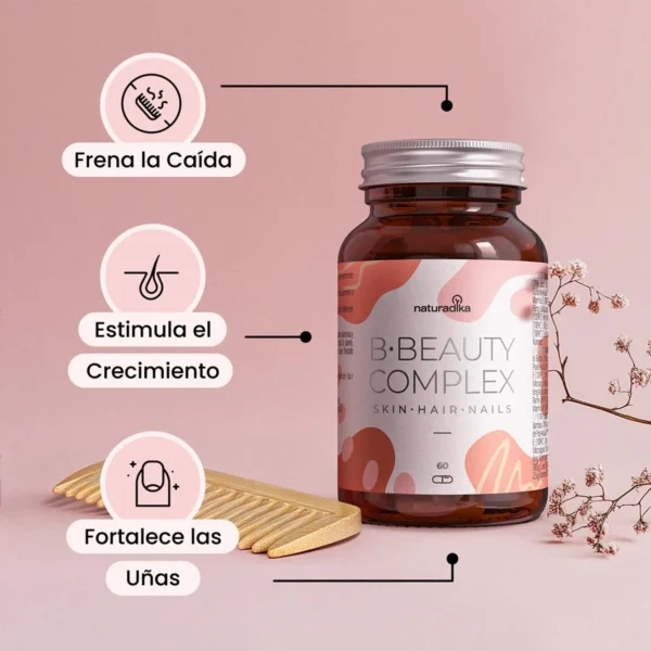 NATURADIKA Vitaminas para el pelo y las uñas B·Beauty Complex 60 CAPS
