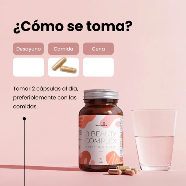 NATURADIKA Vitaminas para el pelo y las uñas B·Beauty Complex 60 CAPS