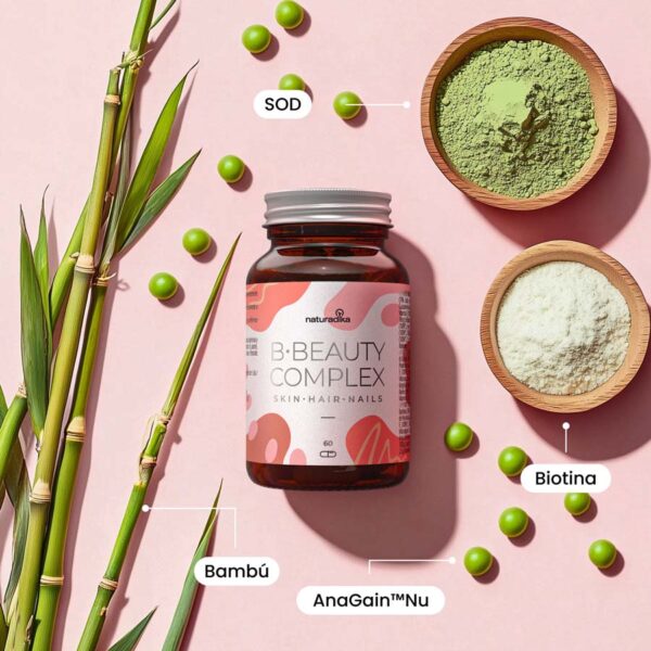 NATURADIKA Vitaminas para el pelo y las uñas B·Beauty Complex 60 CAPS