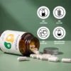 NATURADIKA Suplemento de Vitamina D3 con Vitamina K2 MenaQ7® DuoWell D3+K2 30 caps