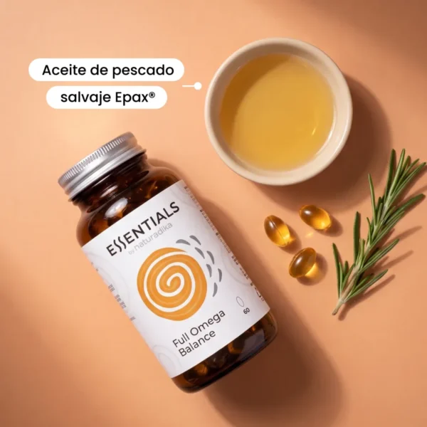NATURADIKA Suplemento con Omega 3 Full Omega Balance 60 caps
