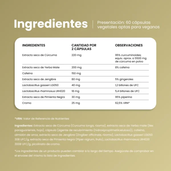 NATURADIKA Suplementopara el Control de Peso y Abdomen Plano Magrifit Piperine 60 caps